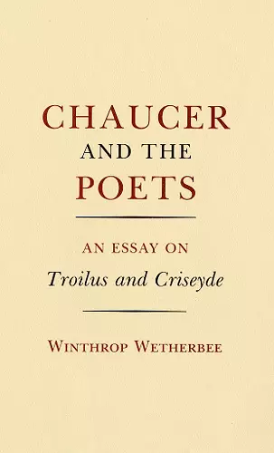 Chaucer and the Poets cover