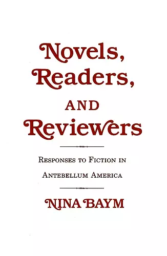 Novels, Readers, and Reviewers cover