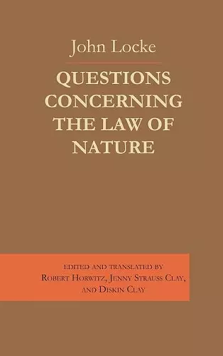 Questions Concerning the Law of Nature cover