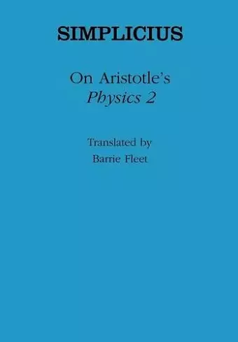 On Aristotle's "Physics 2" cover