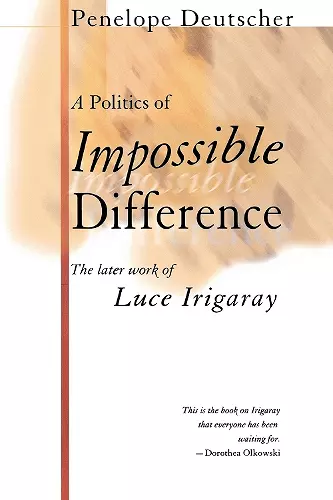 A Politics of Impossible Difference cover