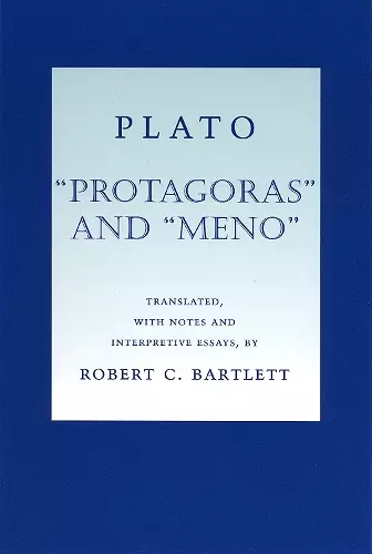 "Protagoras" and "Meno" cover