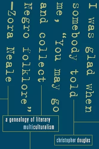 A Genealogy of Literary Multiculturalism cover