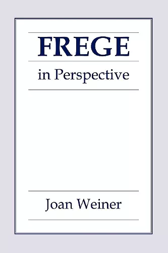 Frege in Perspective cover