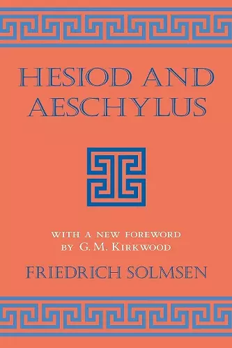 Hesiod and Aeschylus cover