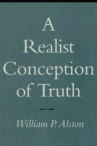 A Realist Conception of Truth cover