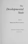 The Developmental State cover