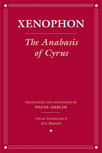 The Anabasis of Cyrus cover