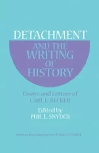 Detachment and the Writing of History cover