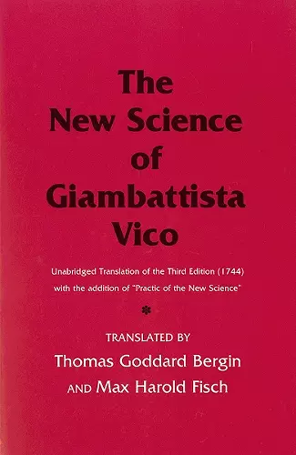 The New Science of Giambattista Vico cover