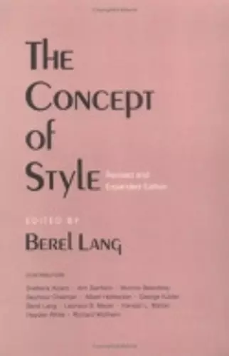 The Concept of Style cover