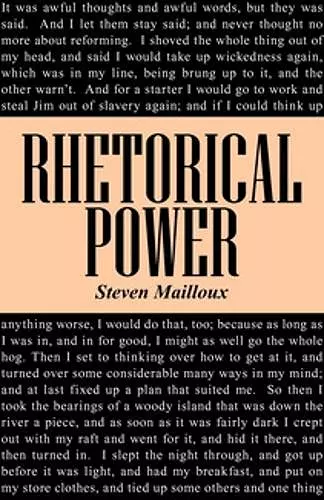 Rhetorical Power cover