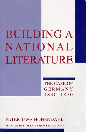 Building a National Literature cover