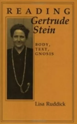 Reading Gertrude Stein cover