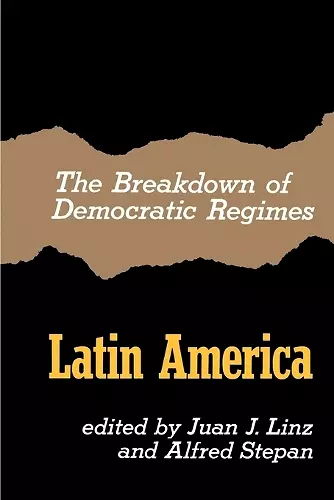 The Breakdown of Democratic Regimes cover