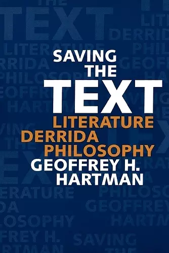 Saving the Text cover