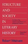 Structure and Society in Literary History cover