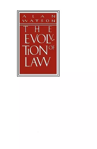 The Evolution of Law cover