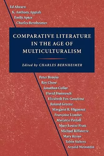 Comparative Literature in the Age of Multiculturalism cover