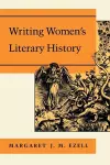 Writing Women's Literary History cover
