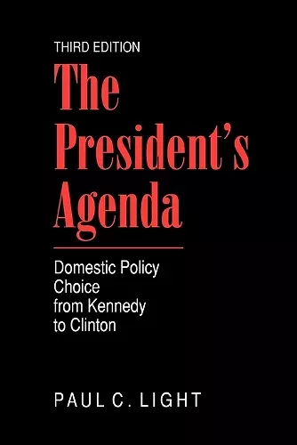 The President's Agenda cover