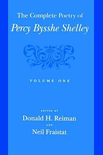 The Complete Poetry of Percy Bysshe Shelley cover