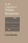 In the Language of Walter Benjamin cover