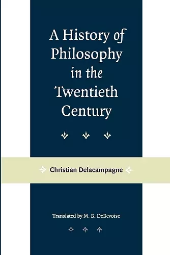 A History of Philosophy in the Twentieth Century cover