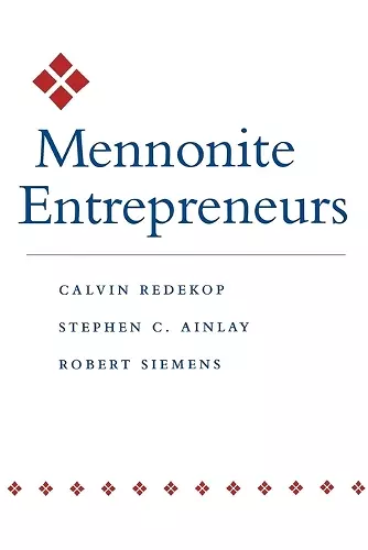 Mennonite Entrepreneurs cover