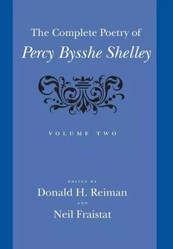 The Complete Poetry of Percy Bysshe Shelley cover