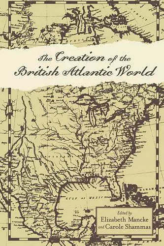 The Creation of the British Atlantic World cover