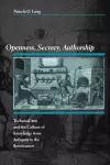 Openness, Secrecy, Authorship cover