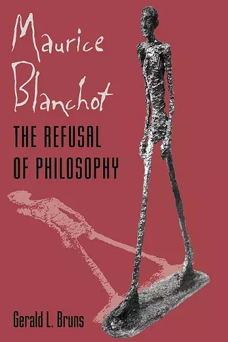 Maurice Blanchot: cover