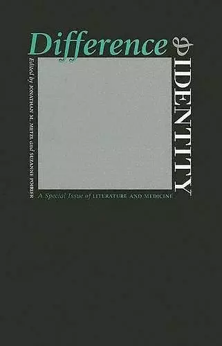 Difference and Identity cover