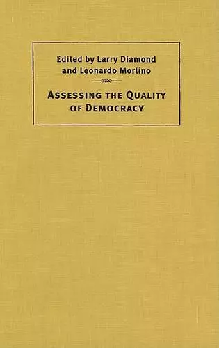 Assessing the Quality of Democracy cover
