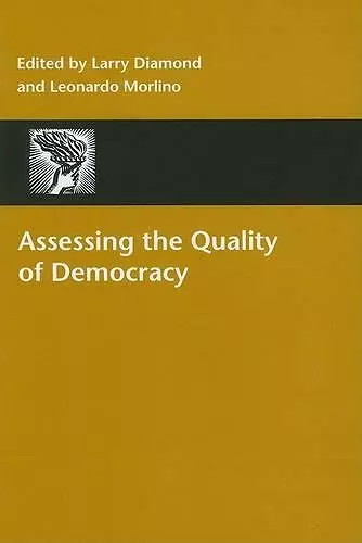Assessing the Quality of Democracy cover