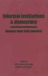 Informal Institutions and Democracy cover