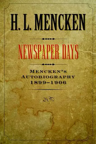 Newspaper Days cover