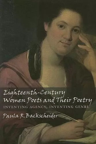 Eighteenth-Century Women Poets and Their Poetry cover