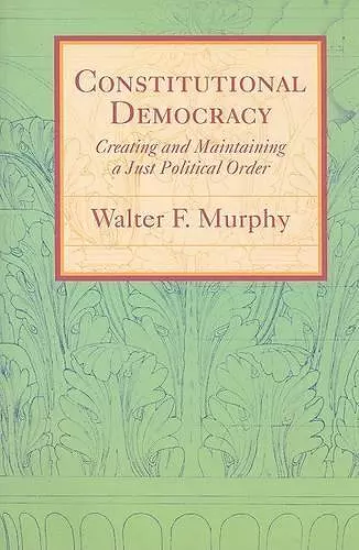 Constitutional Democracy cover