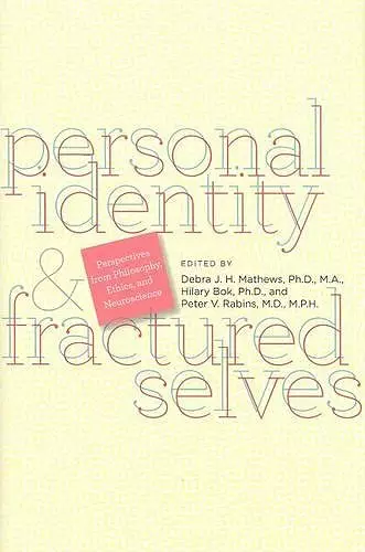 Personal Identity and Fractured Selves cover