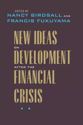 New Ideas on Development after the Financial Crisis cover