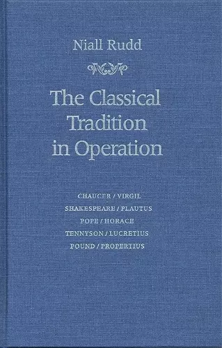 Classical Tradition in Operation cover