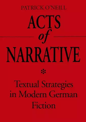 Acts of Narrative cover