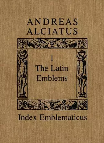 Andreas Alciatus cover