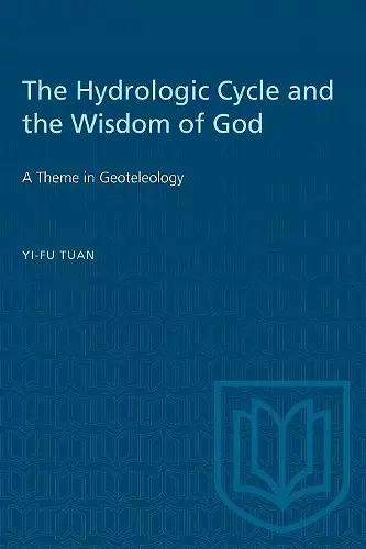 Hydrologic Cycle and the Wisdom of God cover