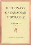 Dictionary of Canadian Biography / Dictionaire Biographique du Canada cover