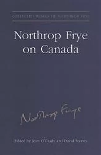 Northrop Frye on Canada cover