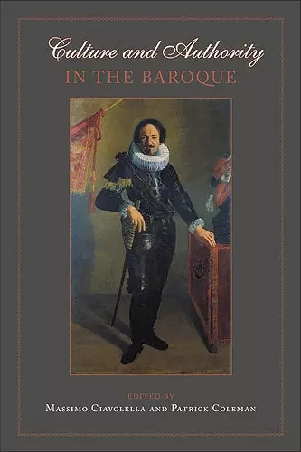 Culture and Authority in the Baroque cover