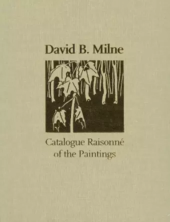 David B. Milne cover